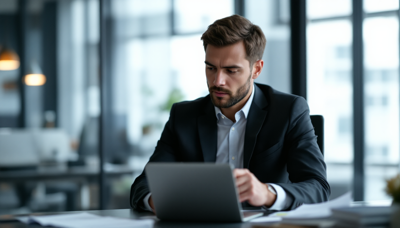 유연한 대응 전략을 고민하는 투자자의 모습