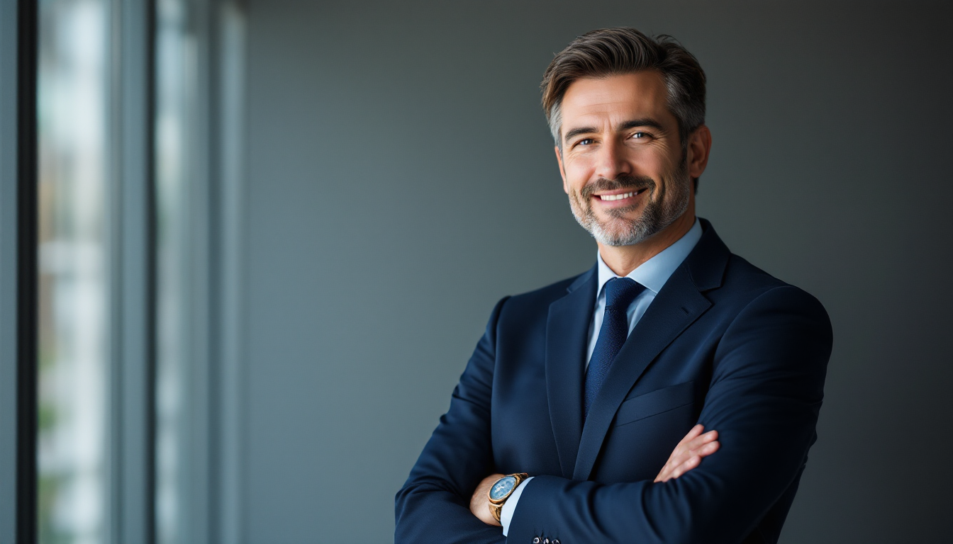 변동성 속에서 기회를 찾는 현명한 투자자의 이미지를 표현한 개념적 장면