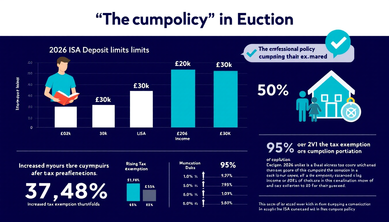 2026년 ISA 개편안의 납입 한도 및 비과세 한도 인상을 설명하는 정책 인포그래픽 이미지