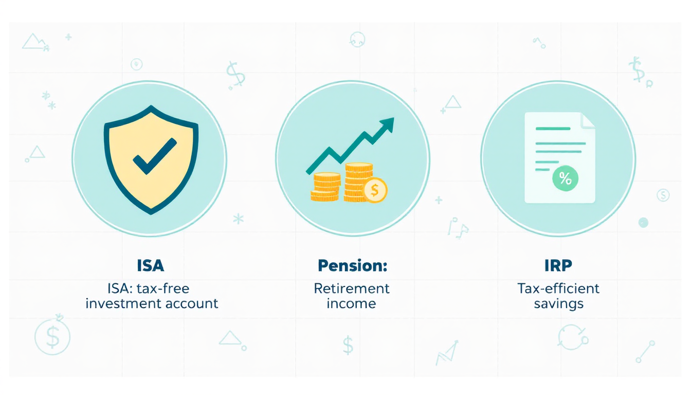 ISA, 연금저축, IRP 절세계좌 3대장의 특징을 설명하는 인포그래픽 이미지